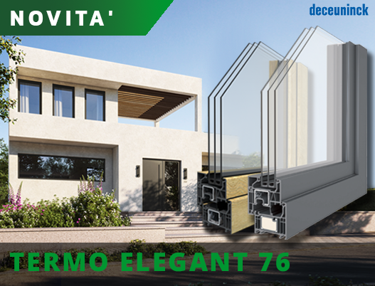 Termo Elegant 76 - nuovo profilo PVC in offerta