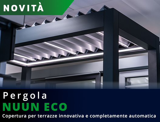 Pergola NUUN ECO - Novità nell'offerta