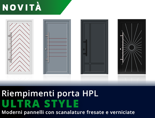 Nuova serie riempimenti porta HPL - ULTRA STYLE